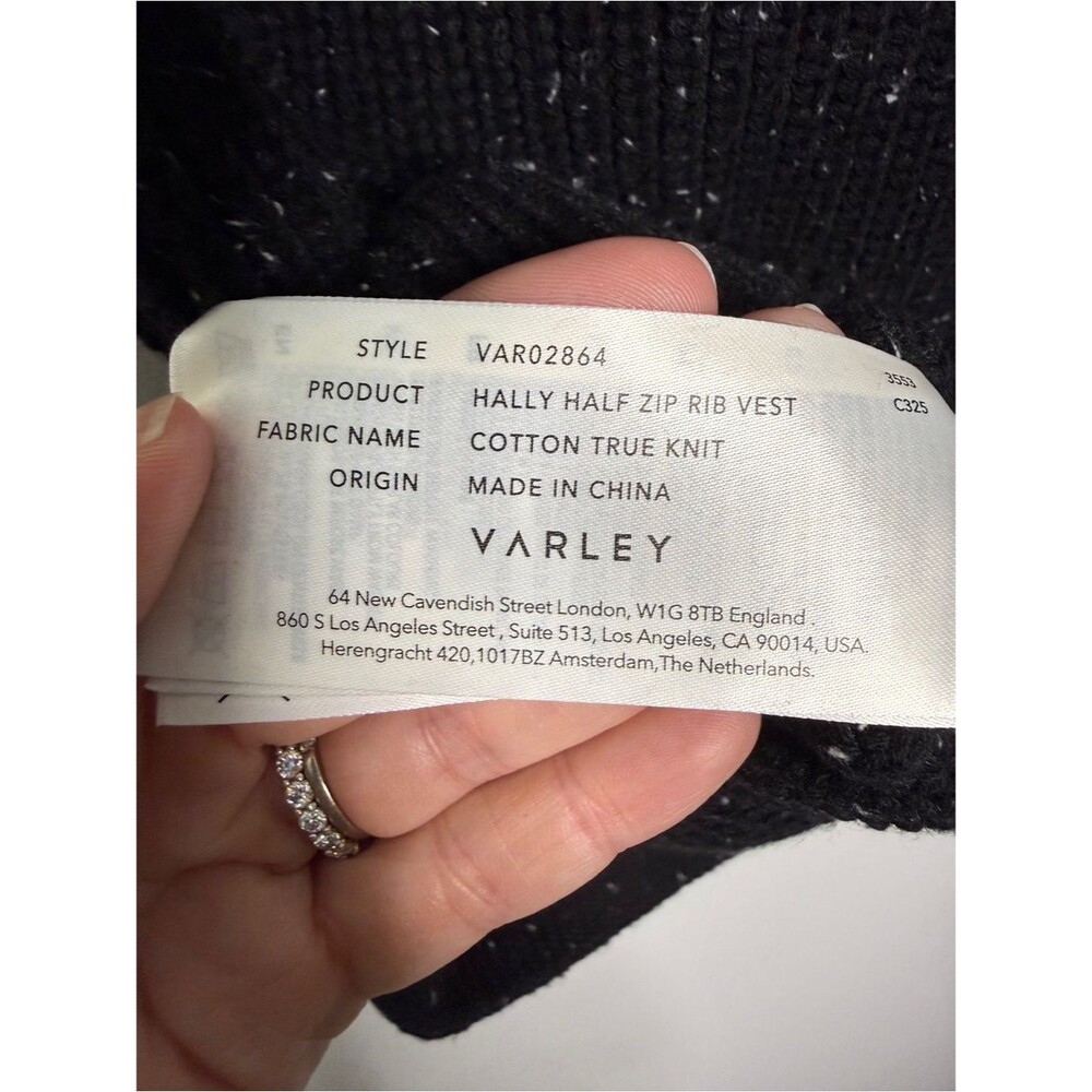 Varley Halley Half Zip Rib Vest - Picture 4 of 6